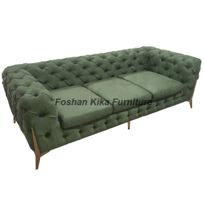 chesterfield fabric sofa