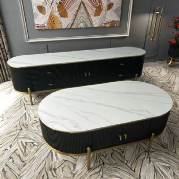 Coffee table with tv unit